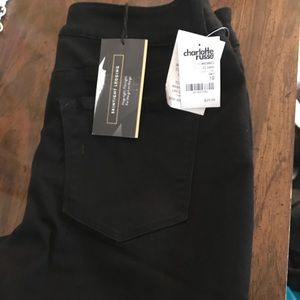 NWT Charlotte Russe Black jeggings leggings